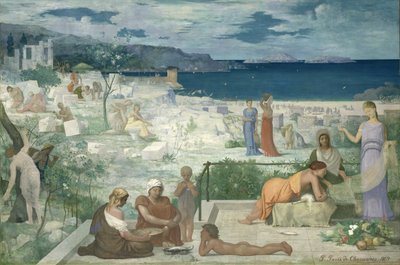 The Greek Colony, Marseille by Pierre Puvis de Chavannes